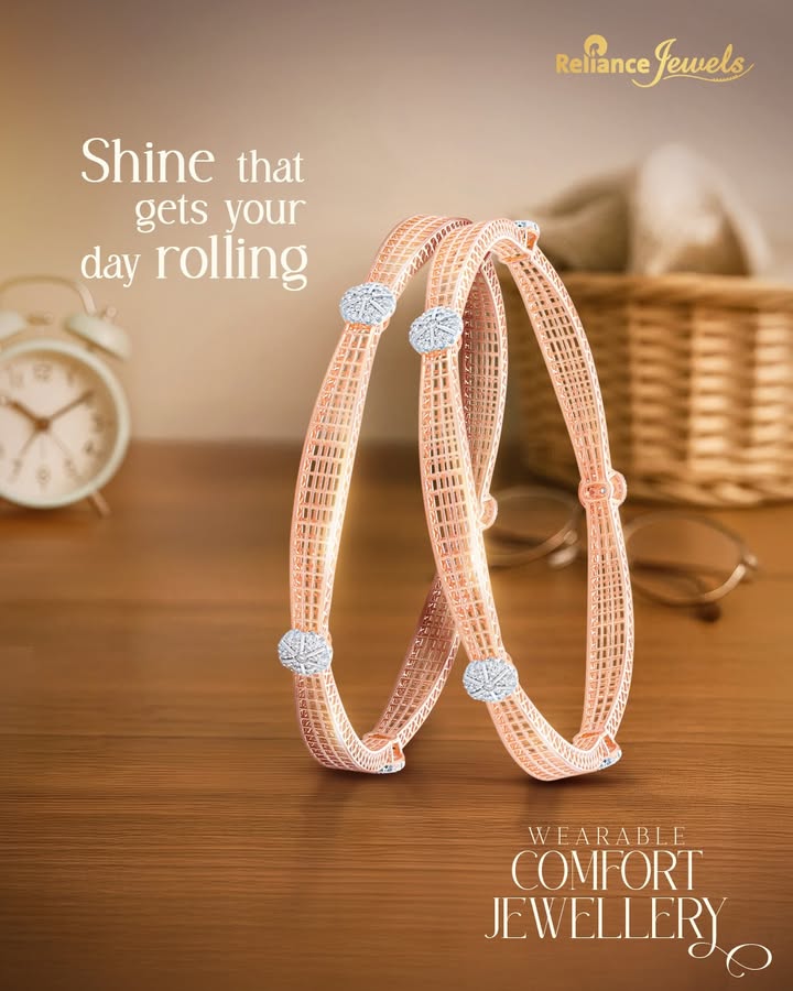Sparkle that moves with you Wearable comfort jewellery by Reliance Jewels, for the moments that never stop moving