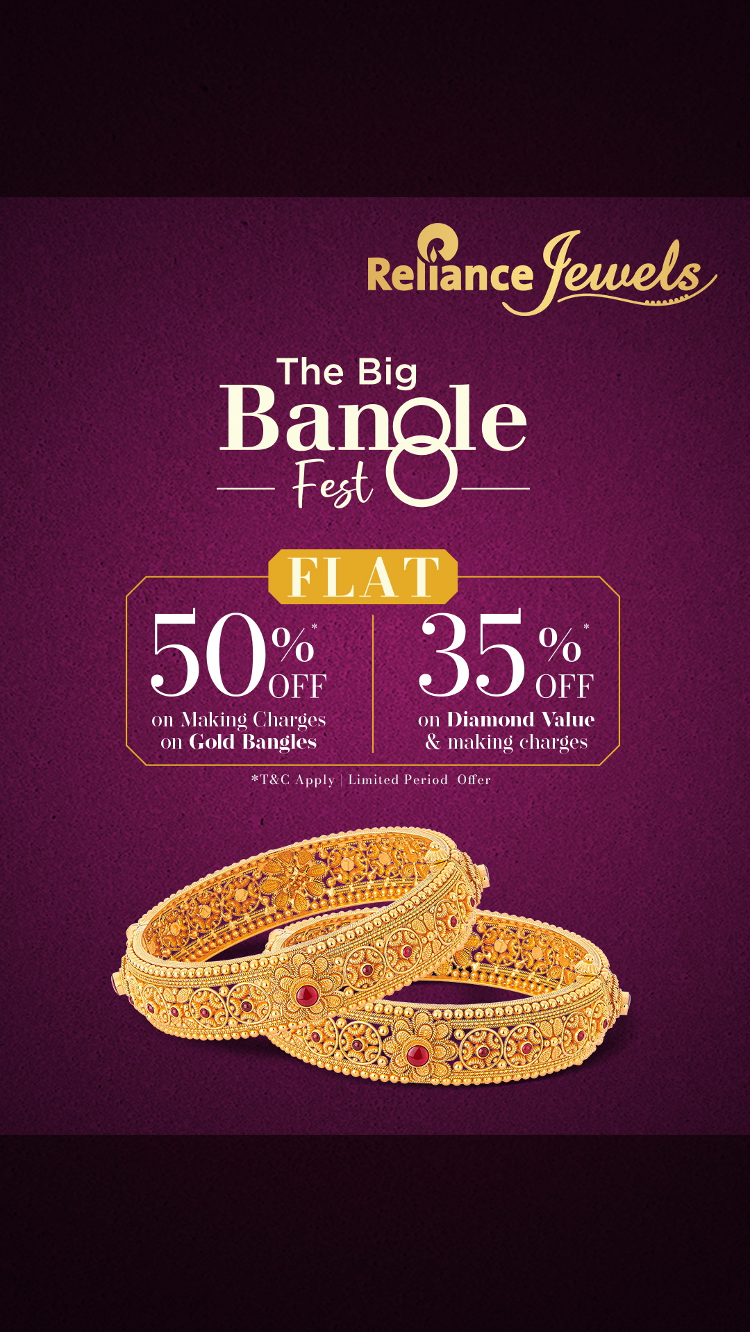 Dazzle more with offers that amaze Save big at The Big Bangle Fest