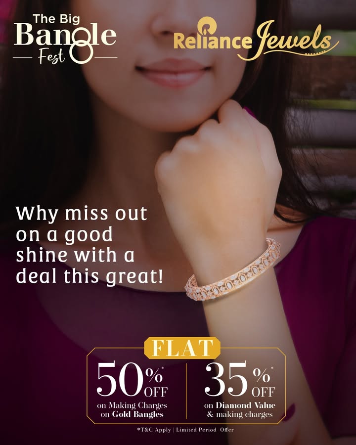 A little extra sparkle at super exciting deals Add to your bangle collection with our Big Bangle Fest Enjoy a Flat 50 OF...