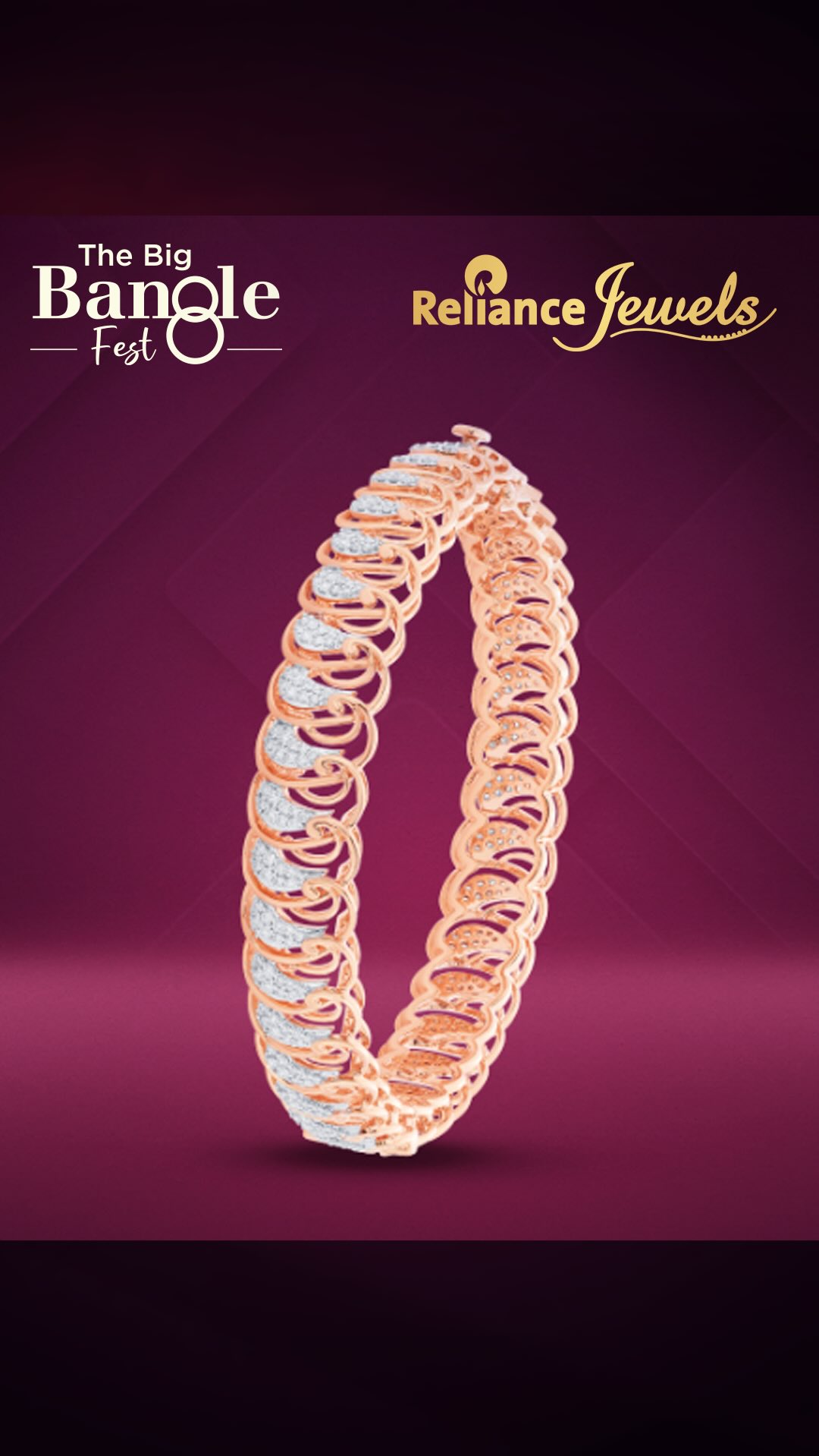 Find your favourite clink with irresistible offers Elevate your style with our Big Bangle Fest Enjoy a flat 50 OFF on m...