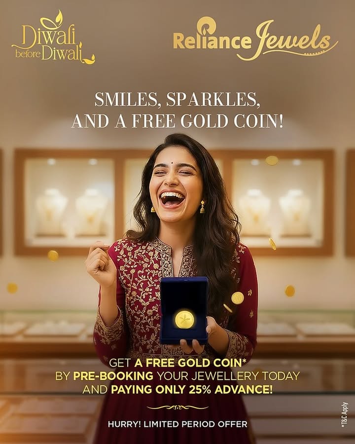 Heres something to elevate the excitement for the festive season Pre book your jewellery today and get a FREE GOLD COIN o...