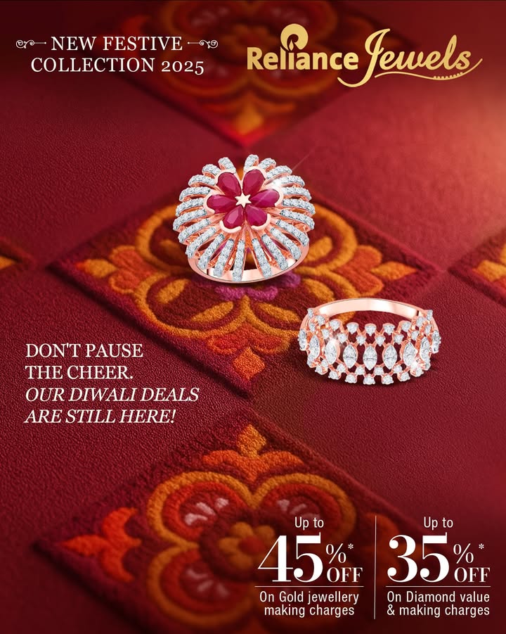 Celebrate the afterglow with our extended festive offers, now valid till 3rd November