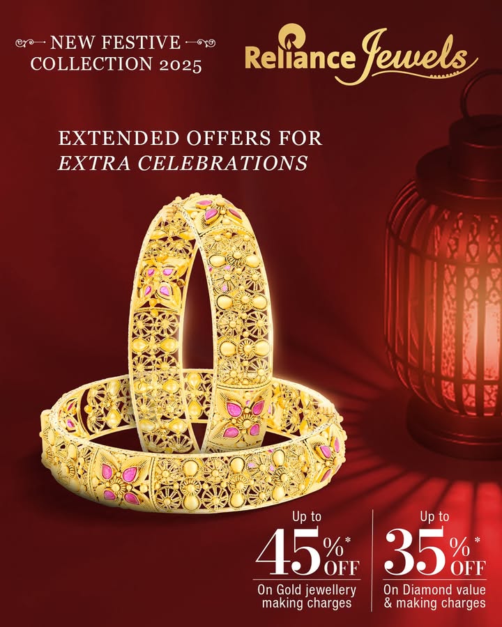 Because the sparkle doesnt end with Diwali Keep the festive spirit alive with our extended offers, valid till 3rd Nove...