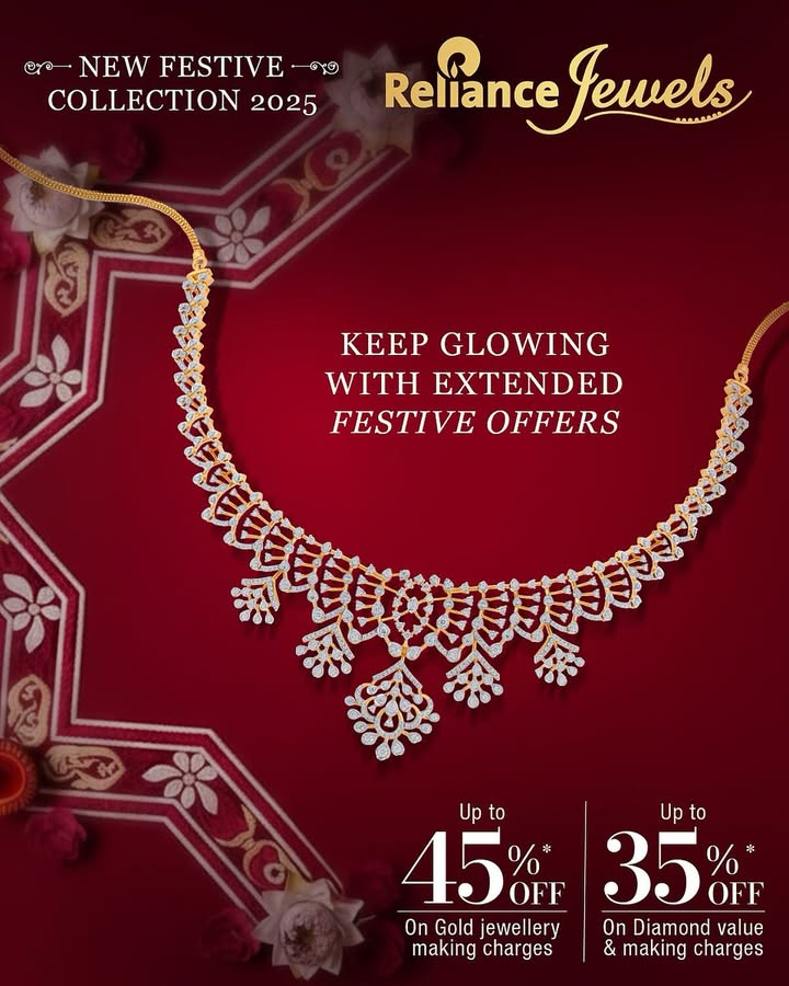 Carry on the festive spirit with our radiant designs. And celebrate with our extended festive offers, till 3rd November