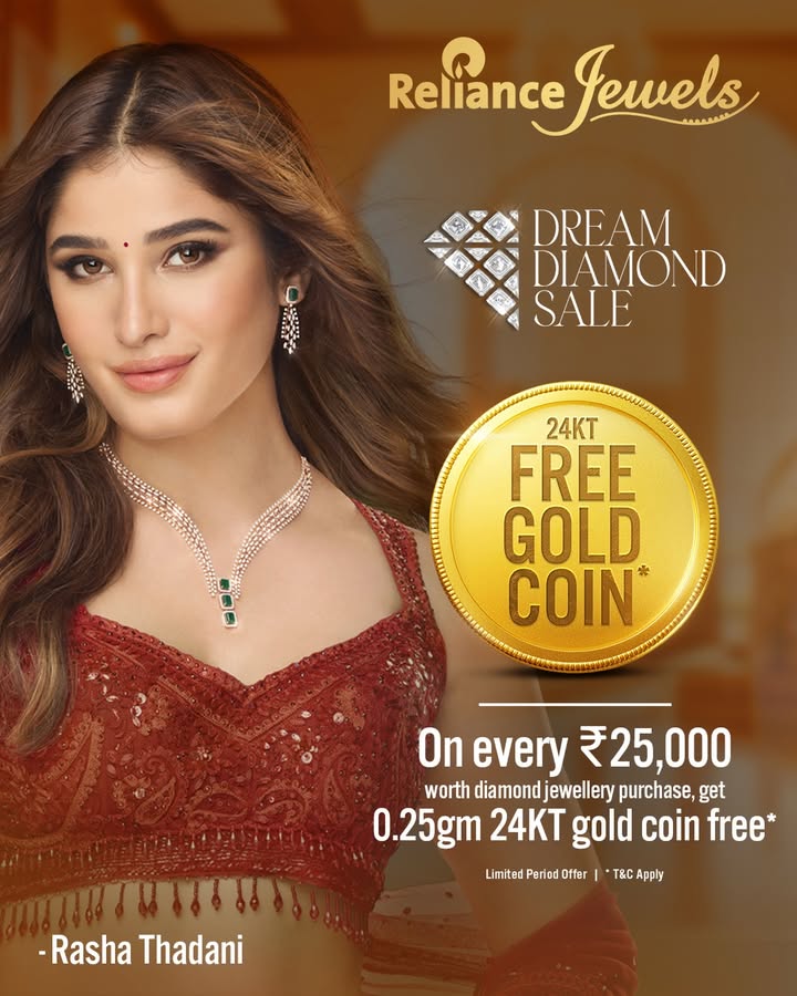 She makes every moment dazzle just like our Dream Diamond Sale Catch Rasha Thadani adorning our gorgeous diamond collecti...