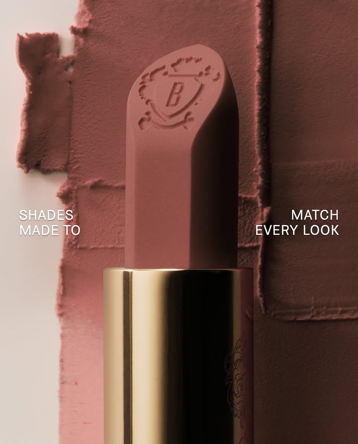YOUR BEST BRIDAL GLOW NEW Luxe Cashmere Matte Lipstick with rich, lasting color that stays put through every celebration