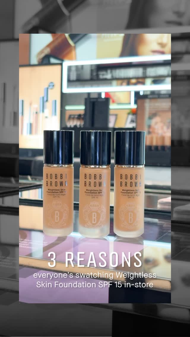 Step in and discover your perfect match Weightless Skin Foundation blends seamlessly to complement your unique skin ton...