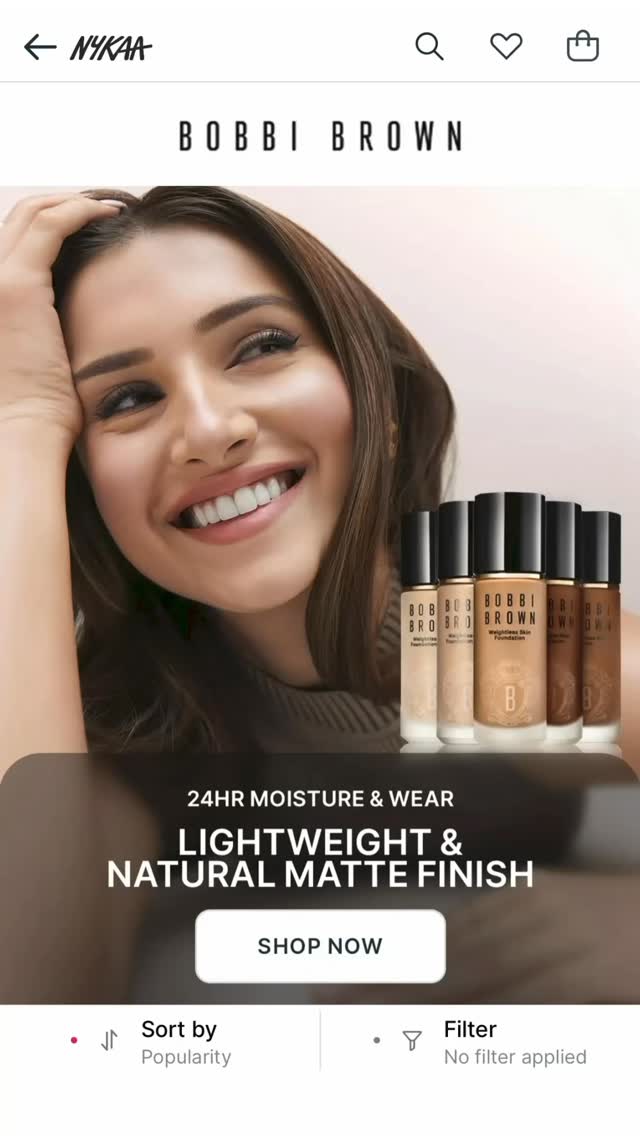 Natural matte coverage that feels as light as your skin