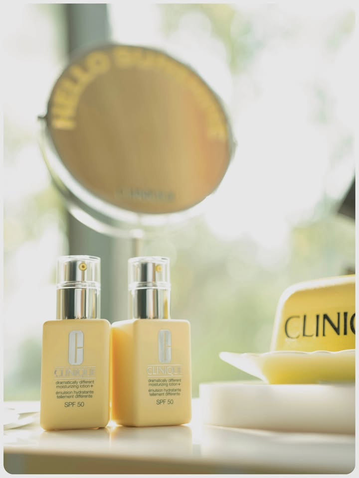 Seaside sunshine, slow breakfast moments, and a butter yellow icon that keeps skin protected through it all Dram...