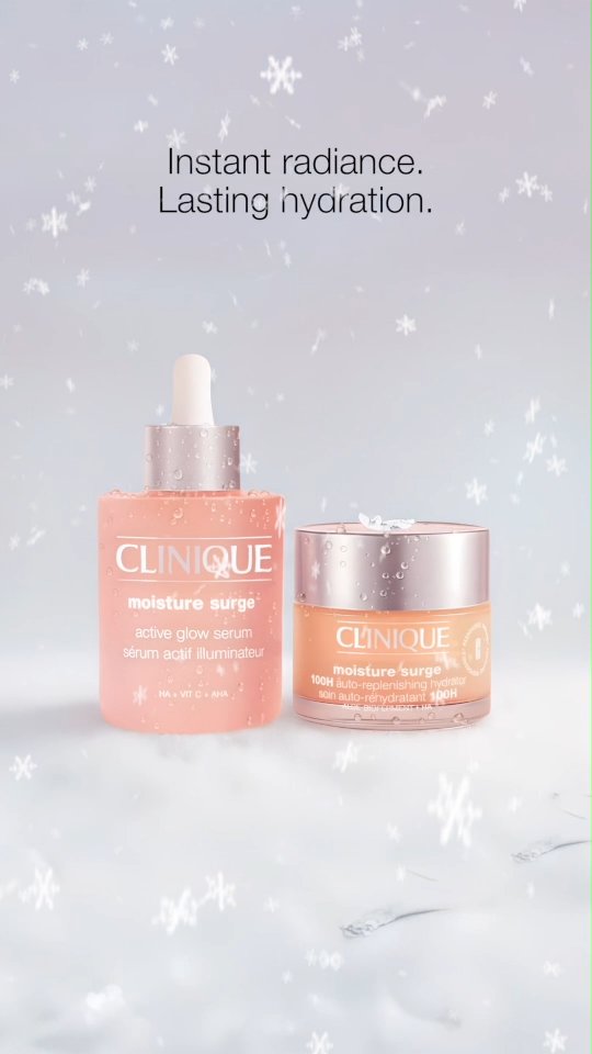 Activate your winter glow with Cliniques hydration duo