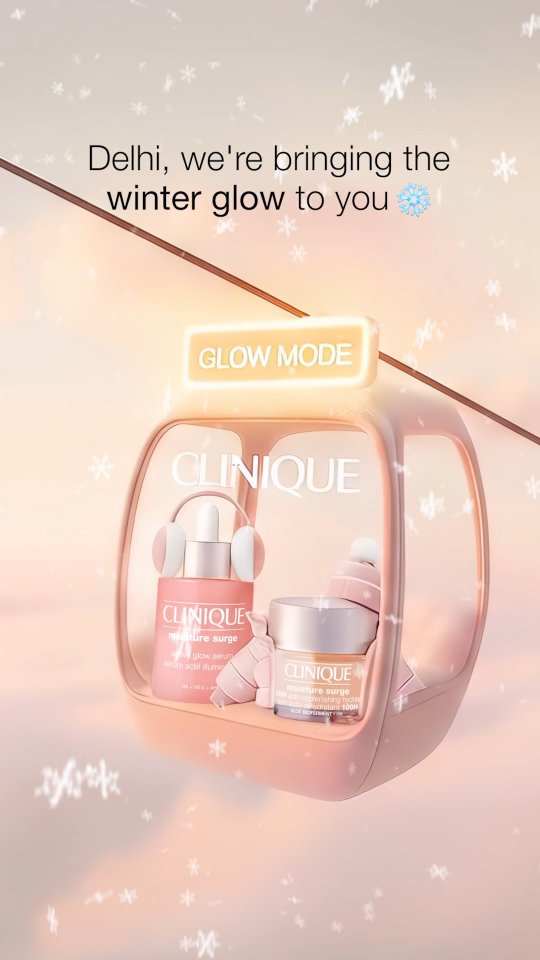 Delhi, get ready to step into glow mode. A new way to experience Clinique is coming to you on 3rd December