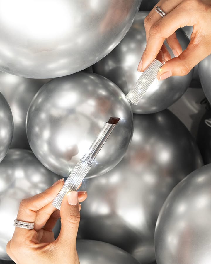 Youre about to fall for a little sparkle. The limited edition Black Honey Diamond Almost Lipstick is here