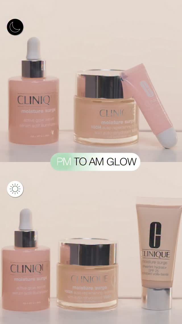 Elevate your PM to AM, with Moisture Surge essentials