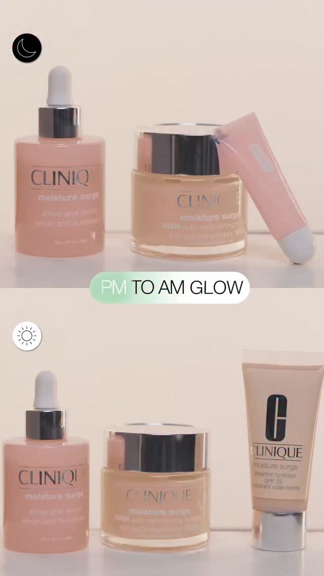 Elevate your PM to AM, with Moisture Surge essentials