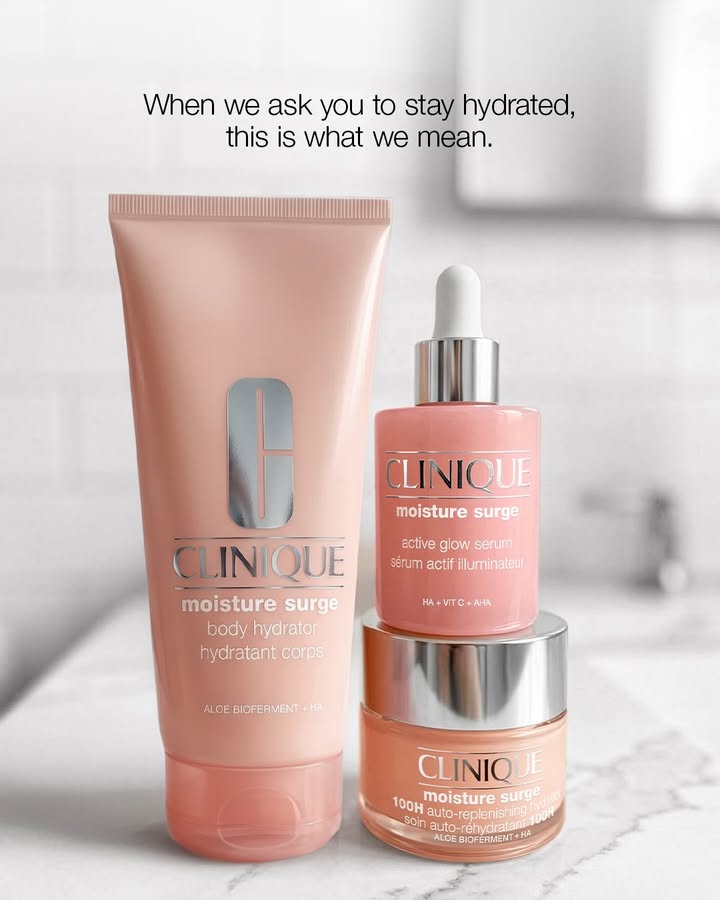 Your glow routine starts with Moisture Surge The MS Active Glow Serum gently exfoliates and boosts radiance for ...