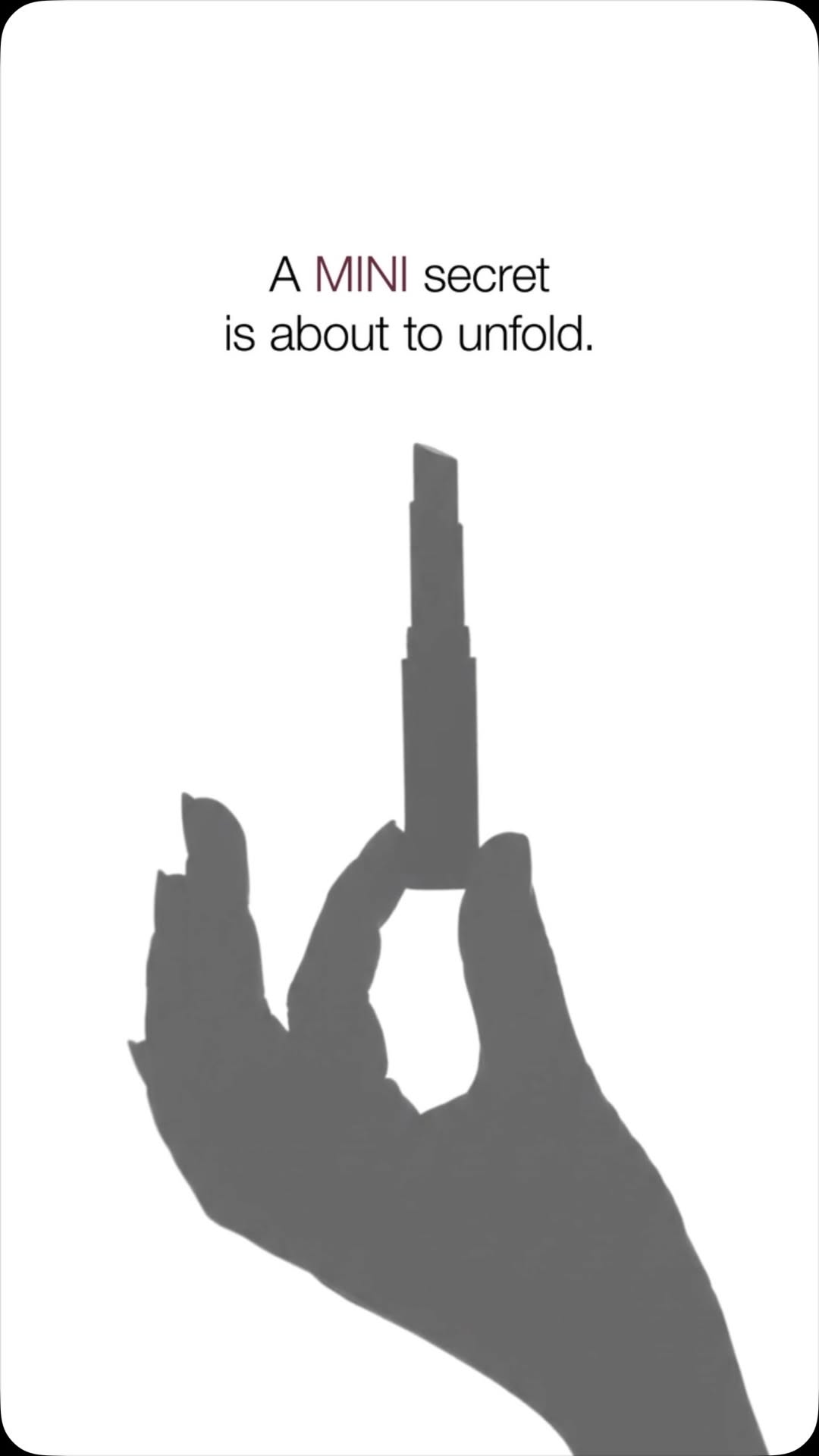 Something MINI. Something iconic. The rest Youll have to guess.