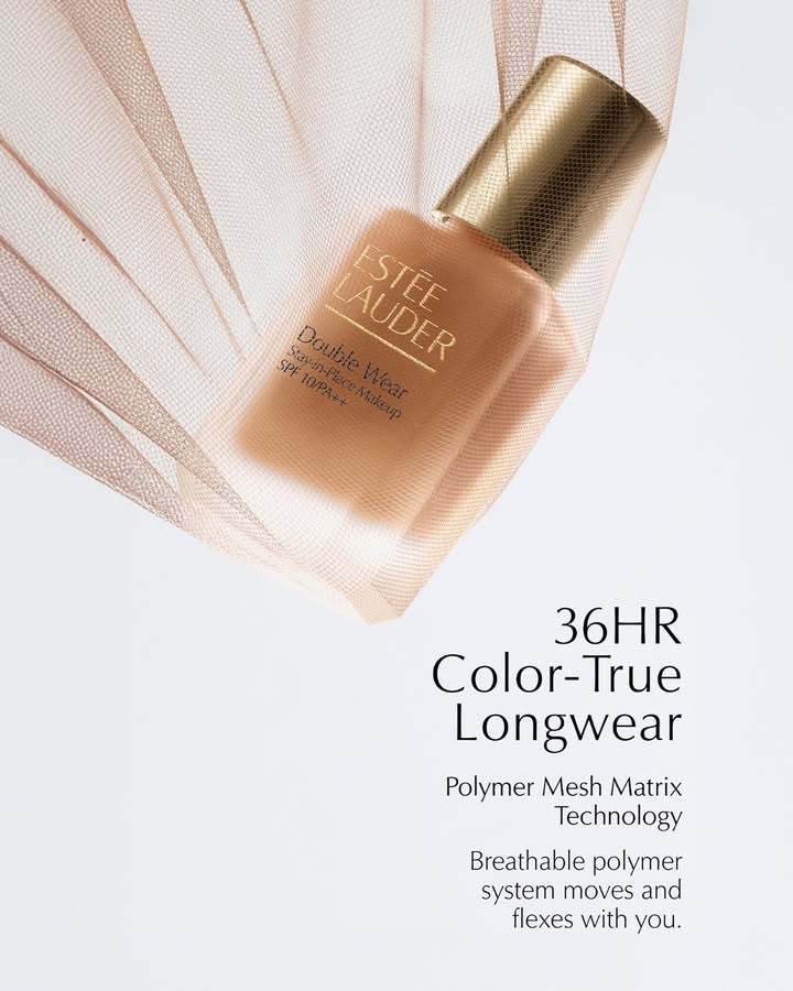 More buildable. More breathable. The NEW Double Wear Foundation feels like skin. Make it yours today