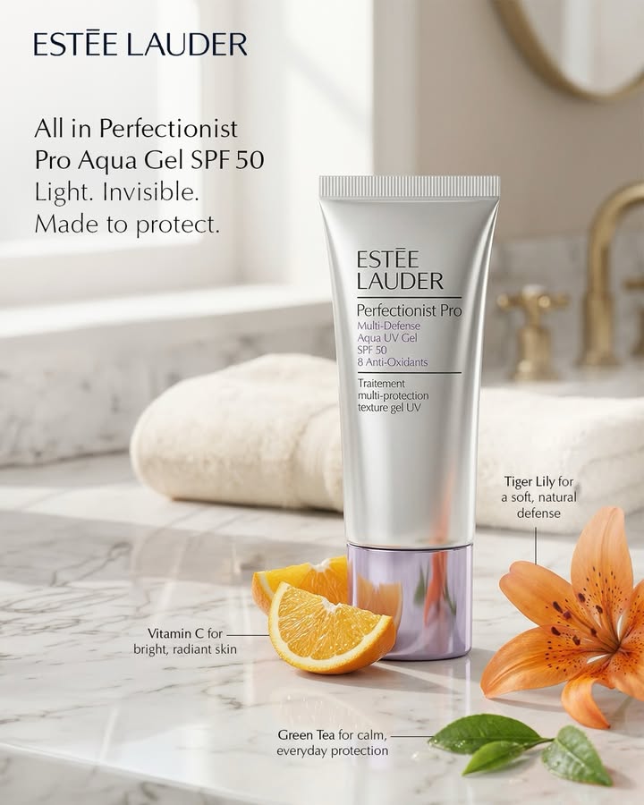 SPF 50 protection, now served