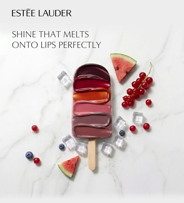 All the summer shades, one perfect melt. Pure Color Melt, glossy, hydrating, made to shine