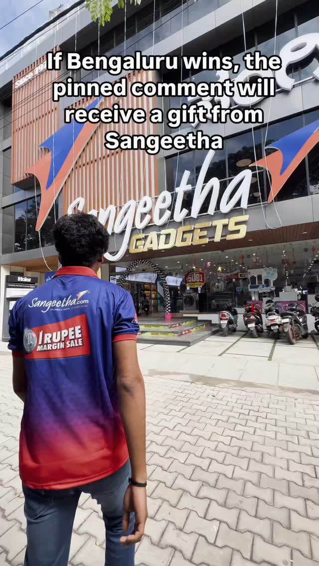 Bengaluru on fire today Drop your best comment cheering for the win The pinned comment will win a special gift from S...