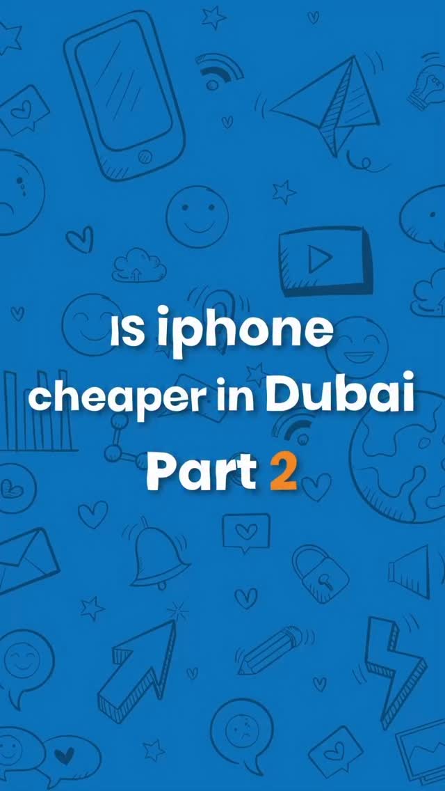 Myth buster part 2 Stop asking your friends to bring you iphones from dubai. 1