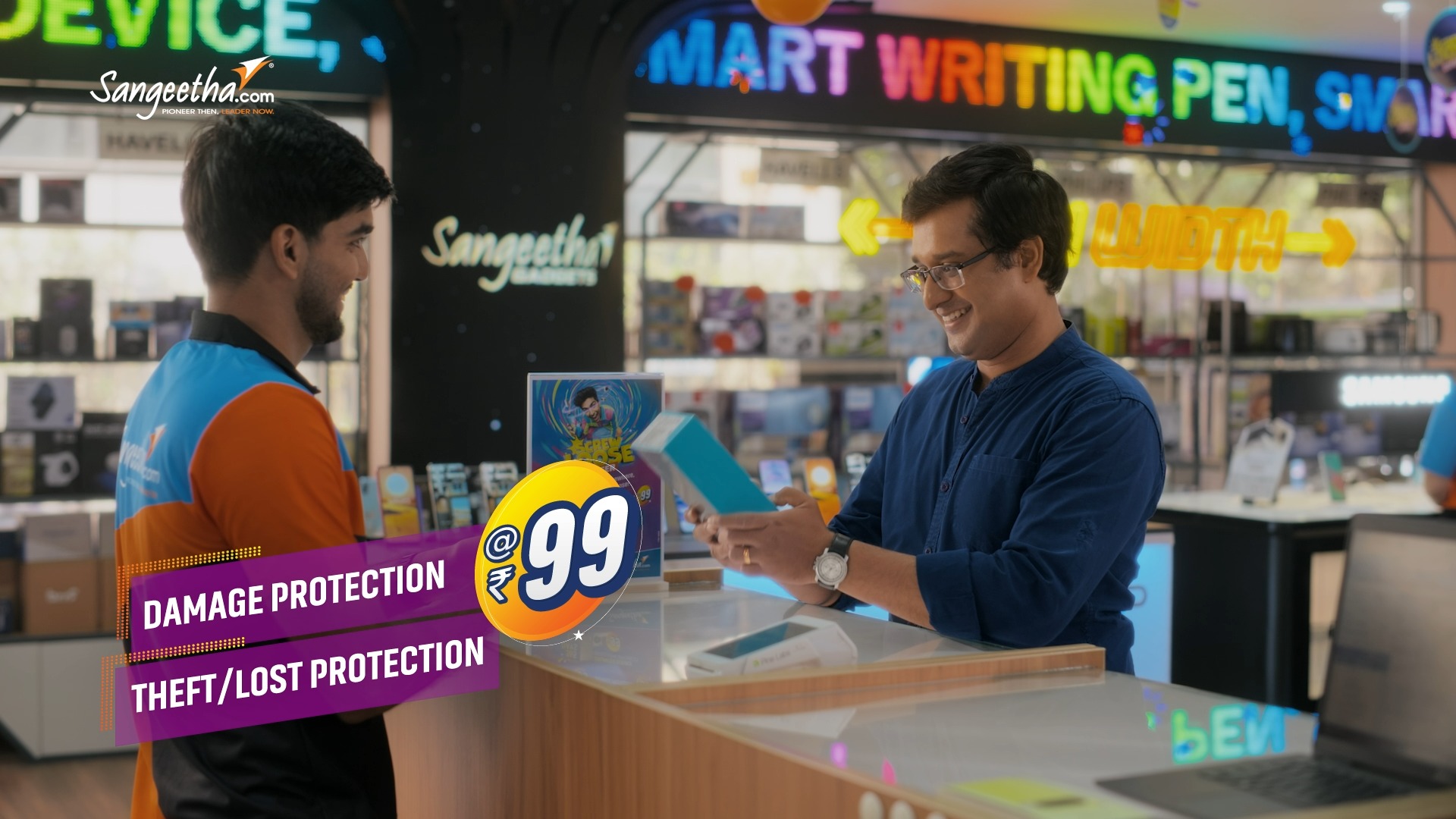 Check out our craziest offer at your nearest Sangeetha store. Walk in today.