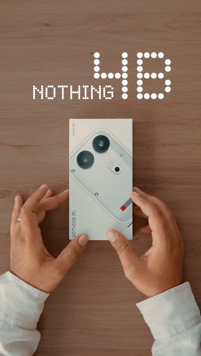 Experience the all new Nothing 4b, designed to stand out with its iconic transparent design, smooth performance, and intelli...