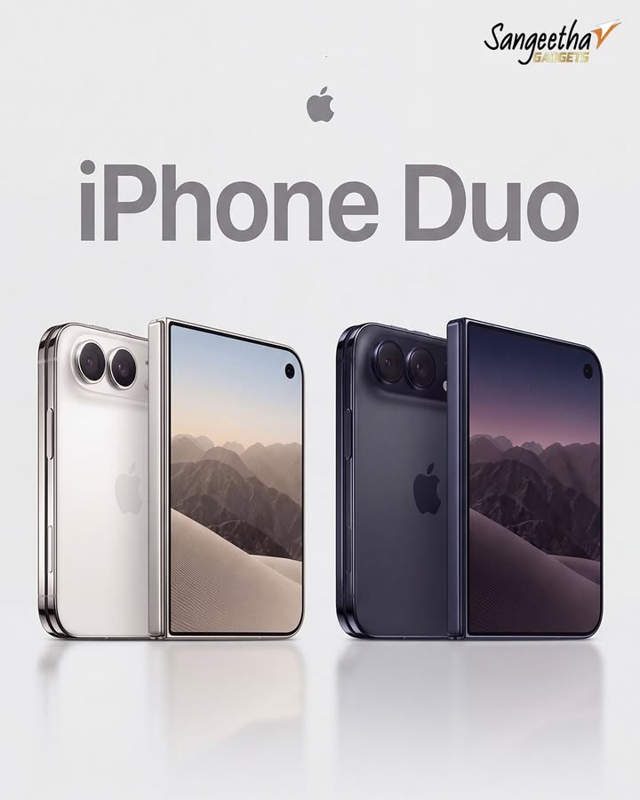 Something BIG is folding its way to Sangeetha Twice the screen. Twice the flex. iPhone Duo