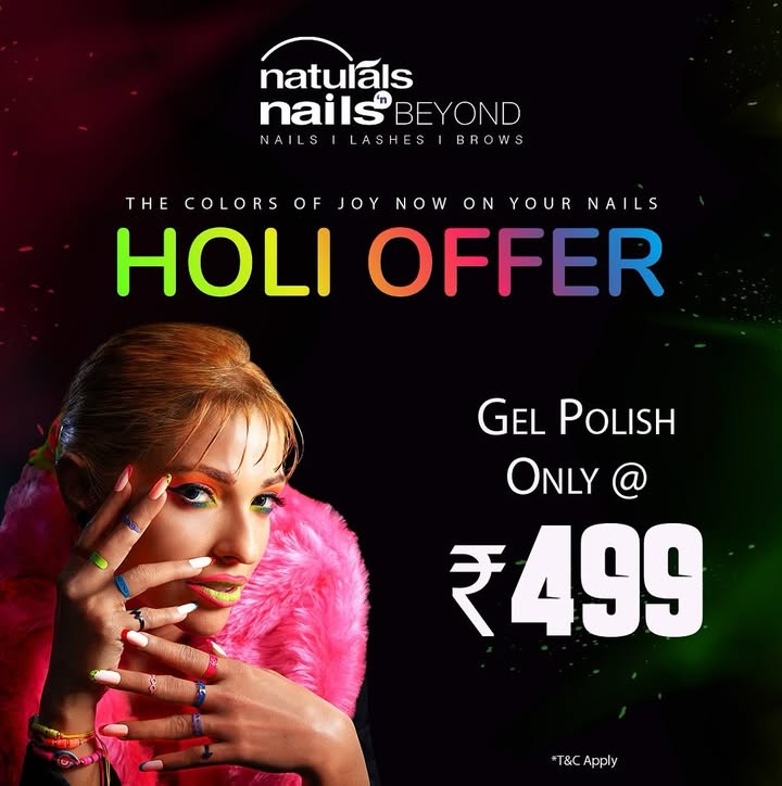 Holi vibes Bright, bold, and beautiful FestivalFun fypage explorepage holi festival luxurynails nailsnailsnails lashes ...