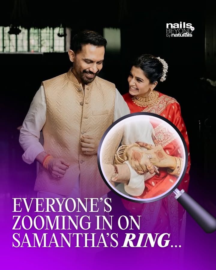 Everyones talking about the ring but weve got our eyes on those nails