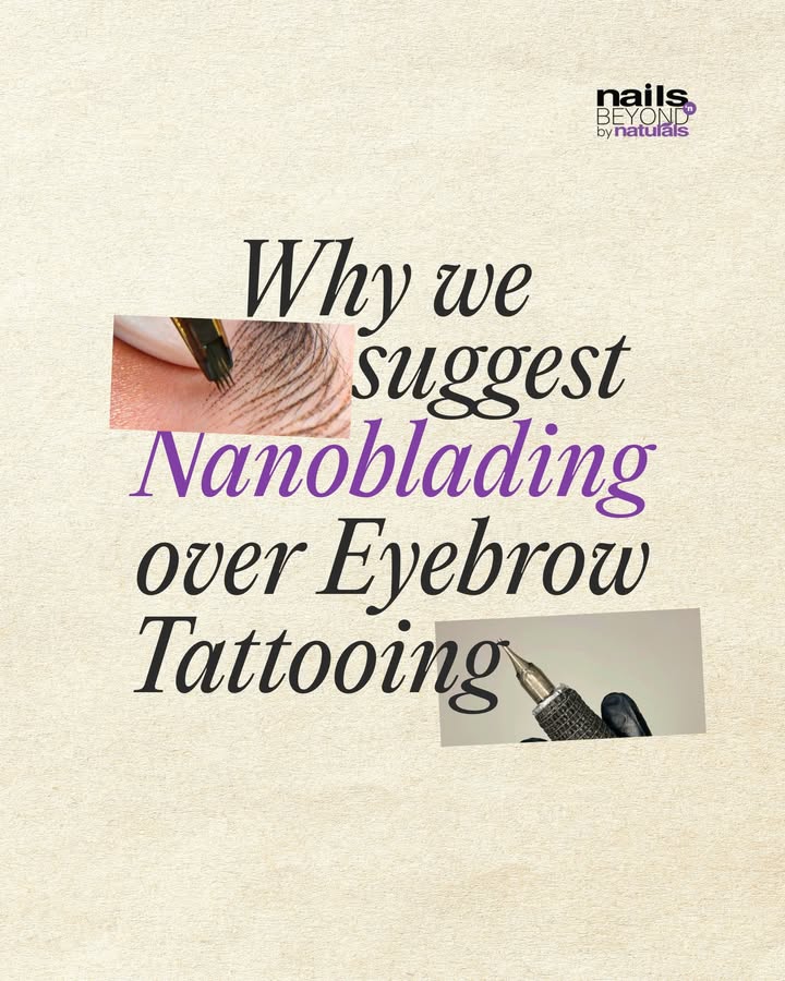 If youre deciding between nanoblading and eyebrow tattooing, heres what really sets them apart, swipe to see the difference