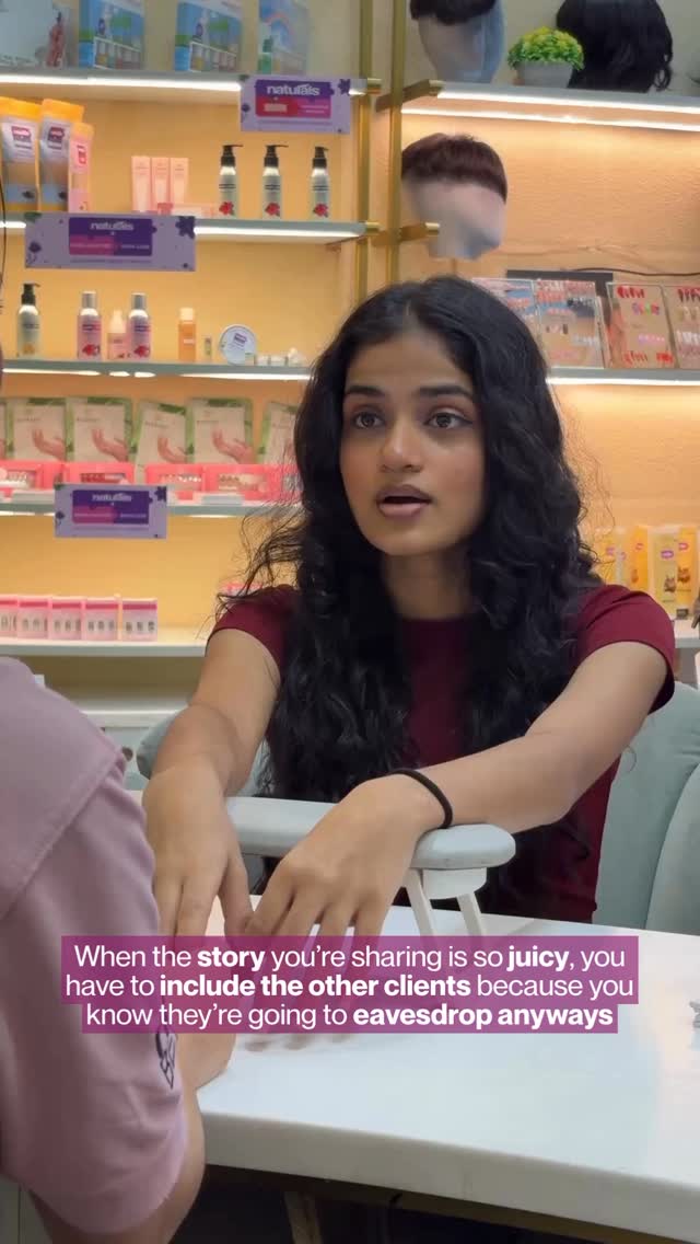 Good nails, good company, and stories everyone overhears Only at Nails N Beyond