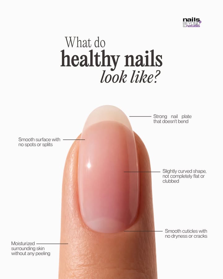 Smooth surface, strong shape, nourished cuticles, and hydrated skin are all part of the glow up