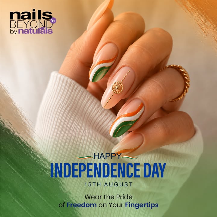  Wear the pride of freedom on your fingertips This Independence Day, celebrate the spirit of I...