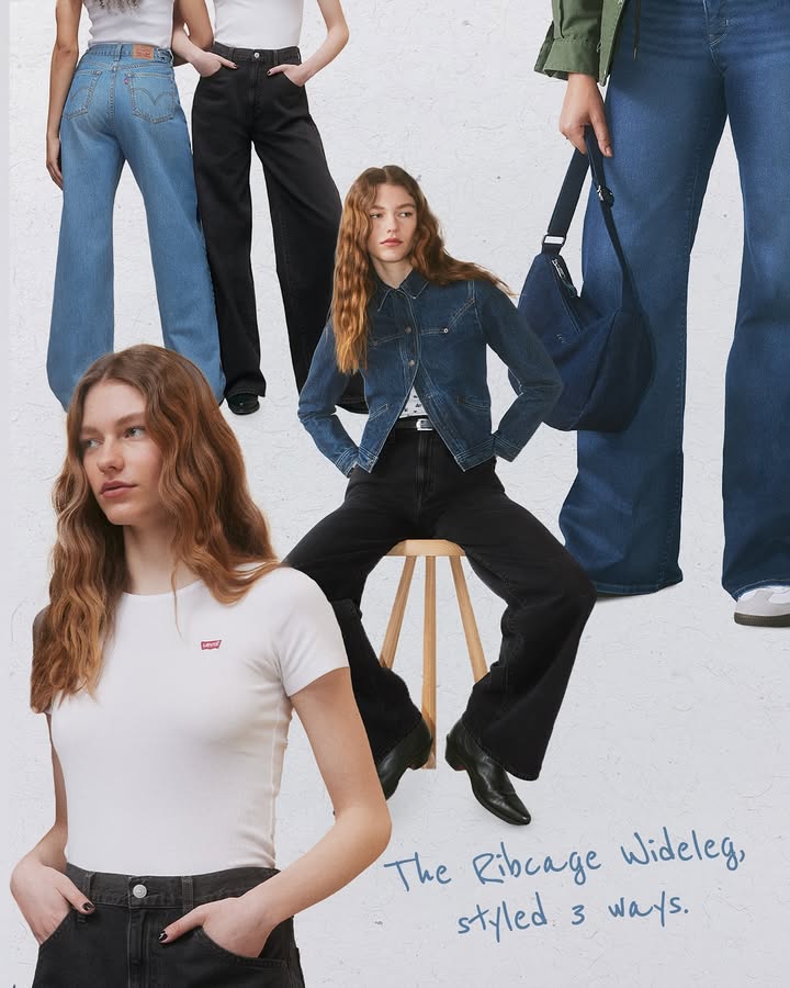 Snatched waist. Drama in the leg. A silhouette that serves every time. The Ribcage Wide Leg checks all the boxes.
