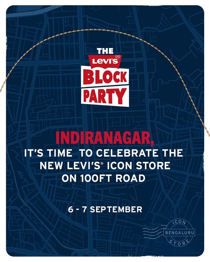 Indiranagar, were throwing a block party this weekend to celebrate the opening of our new icon store on 100ft Road this week...