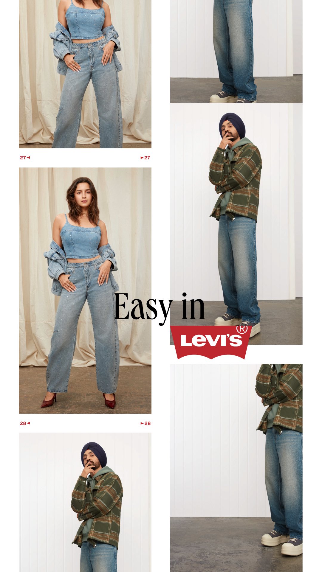 Easy in Levis Baggy fits. Built for the flow. And everything that follows. Shop in stores and on levi.in now.