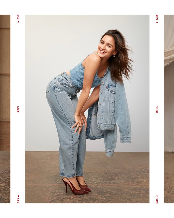 Roomy from hip to hem. Style from head to toe. aliaabhatt wears our Super Baggy Dad Barrel with effortless ease