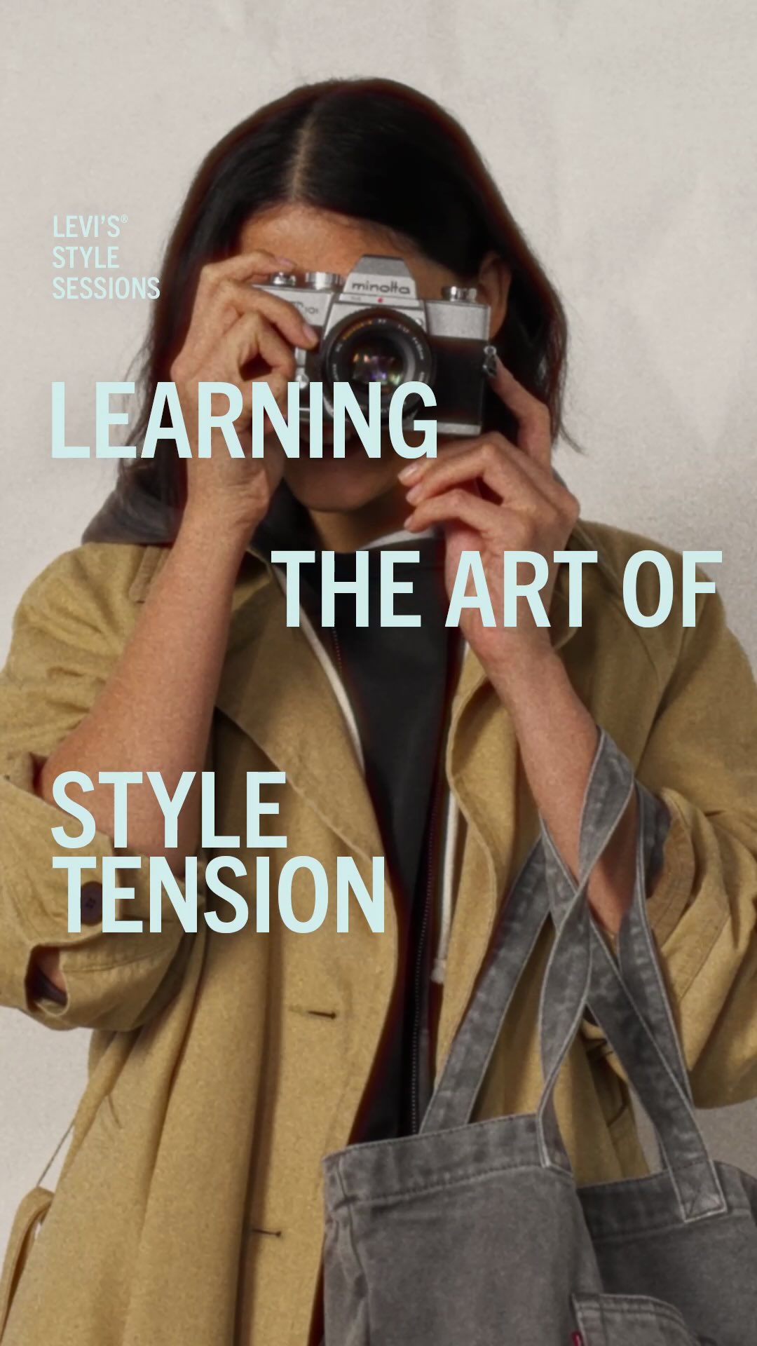 A little tension never hurt a look.