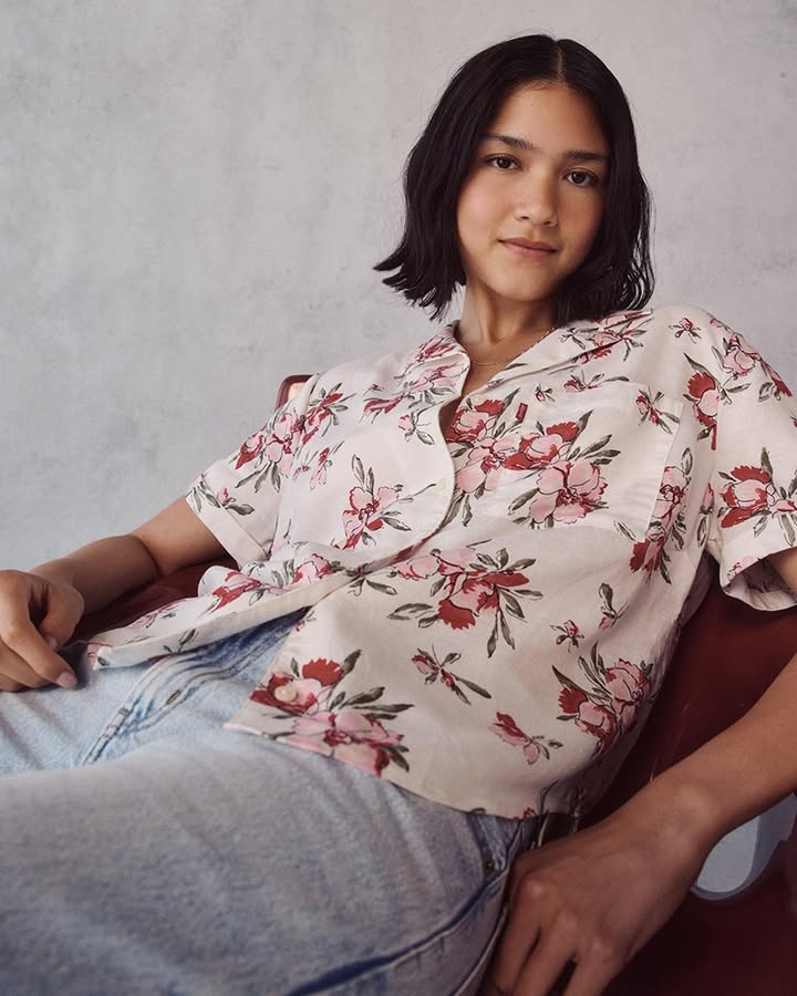 Floral shirts made for spring days.