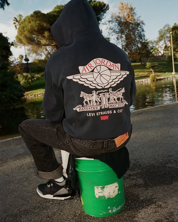 Levis x Jordan. 20.2.26 Two icons cut from the same cloth come together again