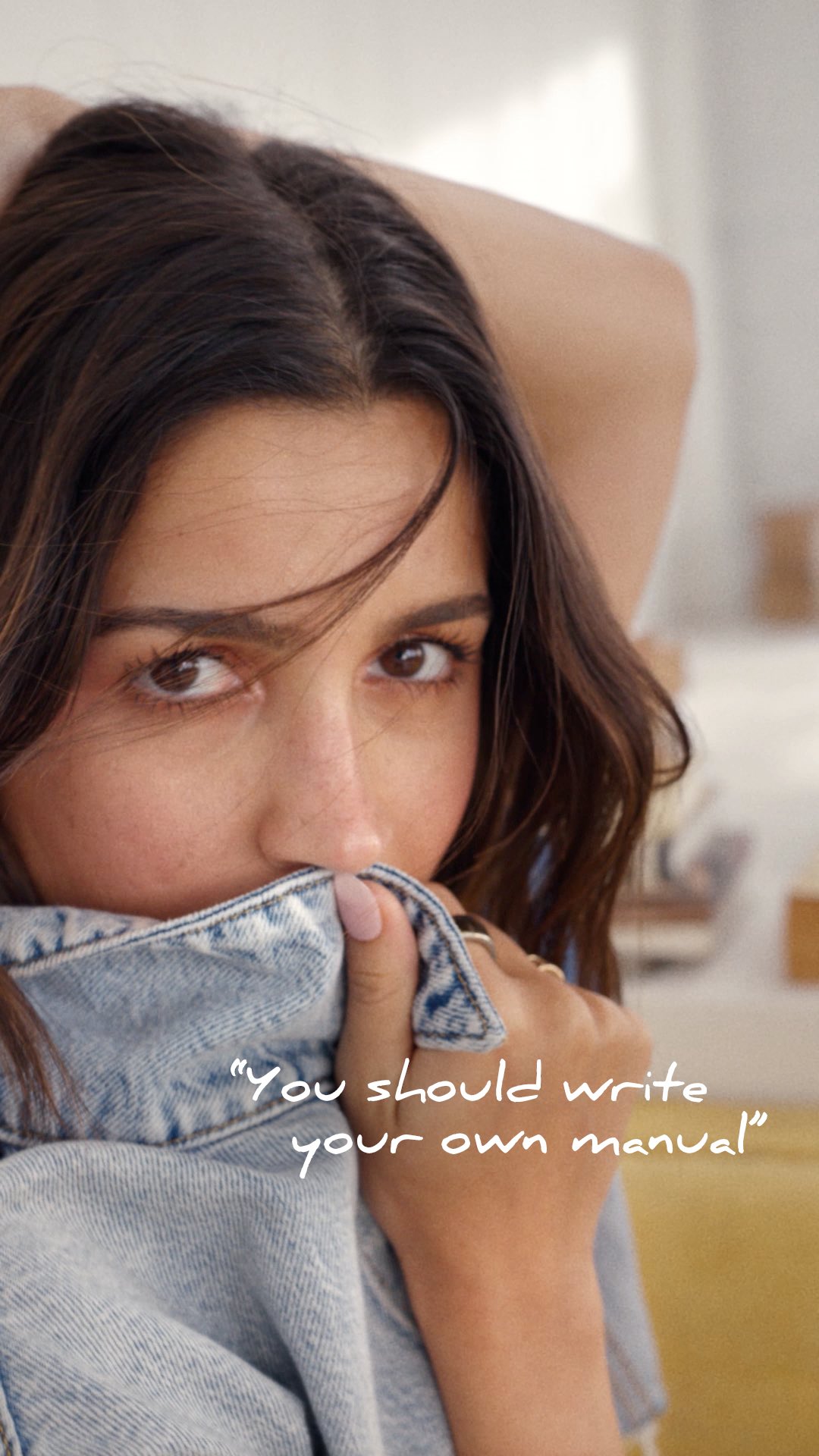 Behind every original is the courage to ask questions. aliaabhatt in Levis 