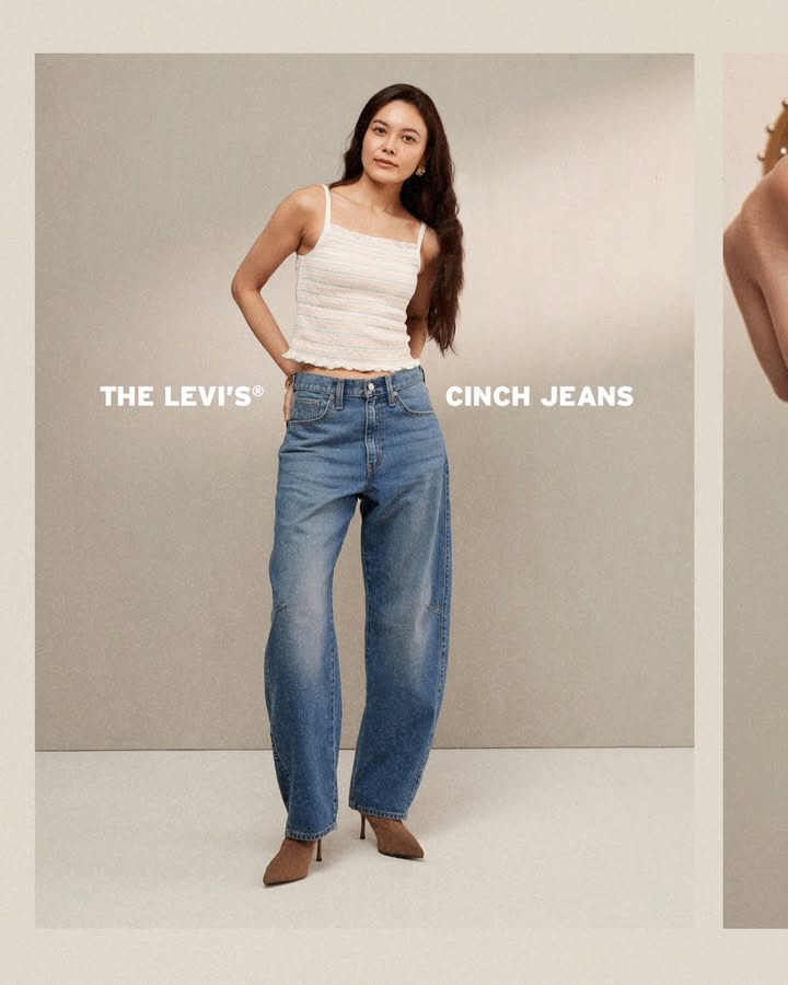 The Levis Cinch jeans for a snatched waist and tailored fit.