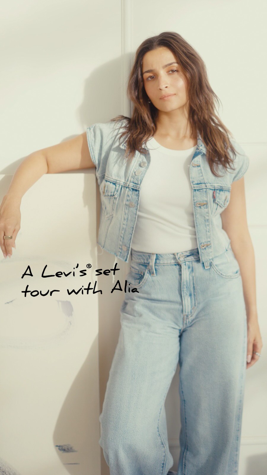 The Levis set through aliaabhatts POV.