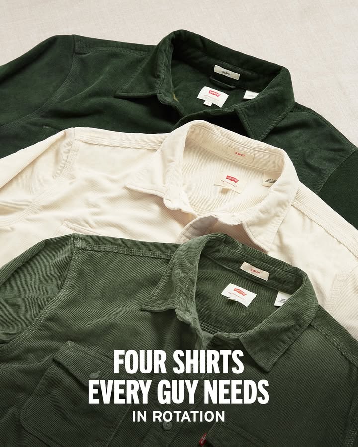 A great wardrobe rotation starts with a these four shirts.