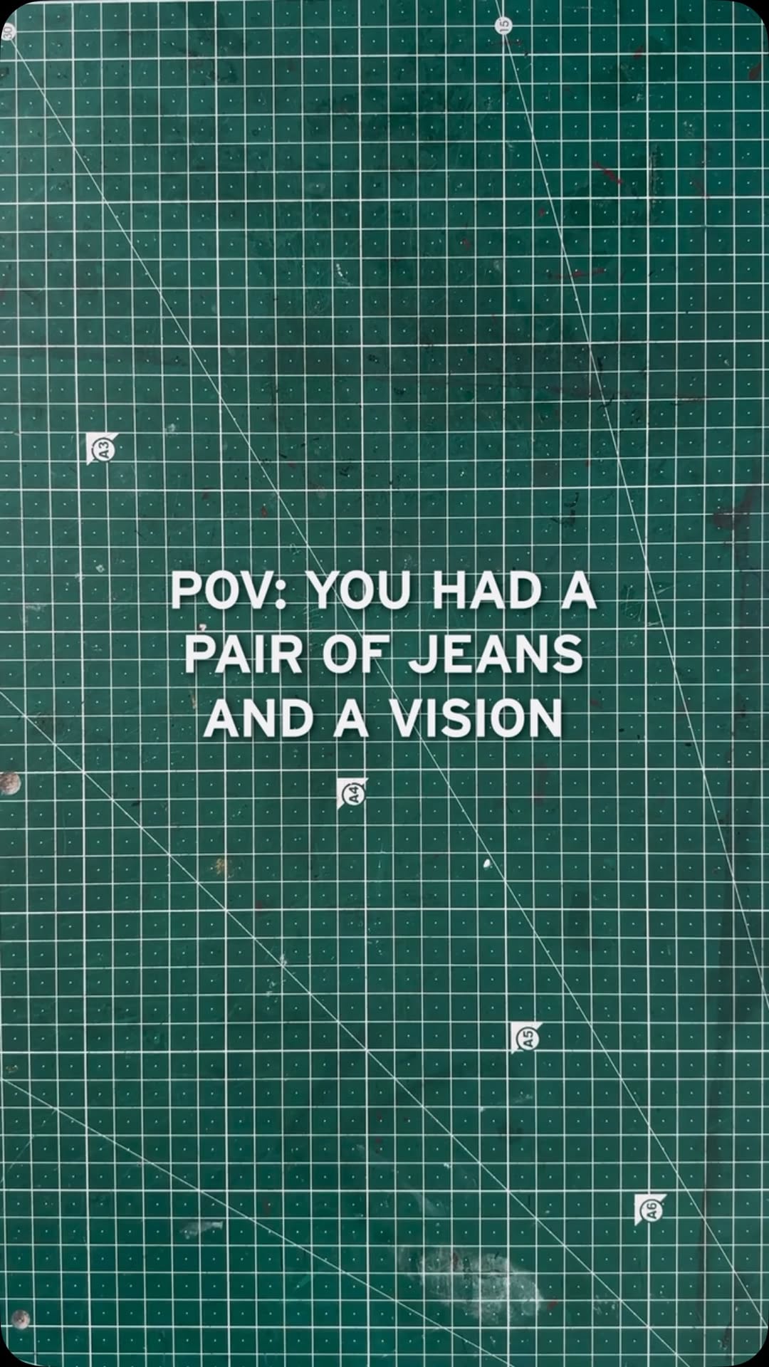 Great denim is made to stay. Sometimes, in a different form.