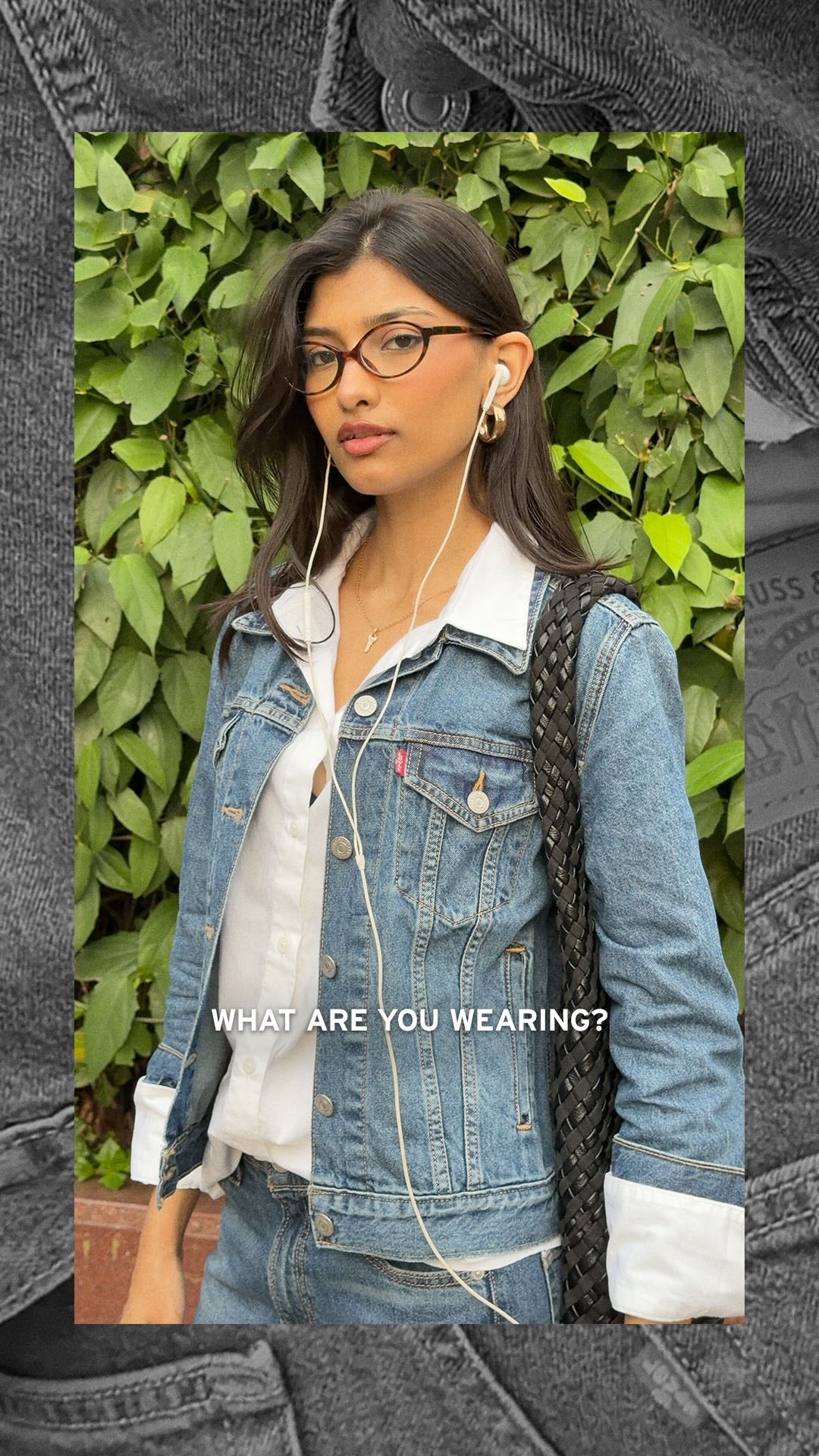 The denim office fit were taking notes on.