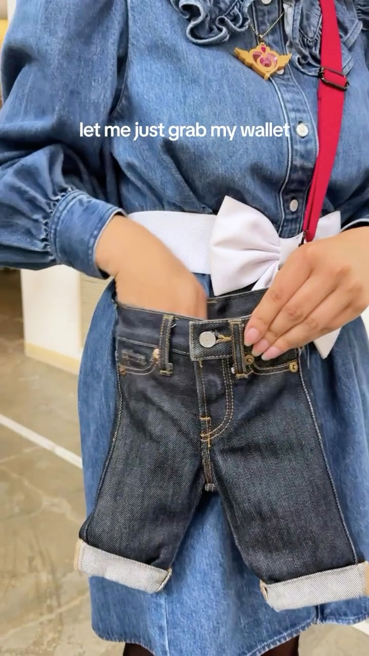 Denim on denim on denim on denim.