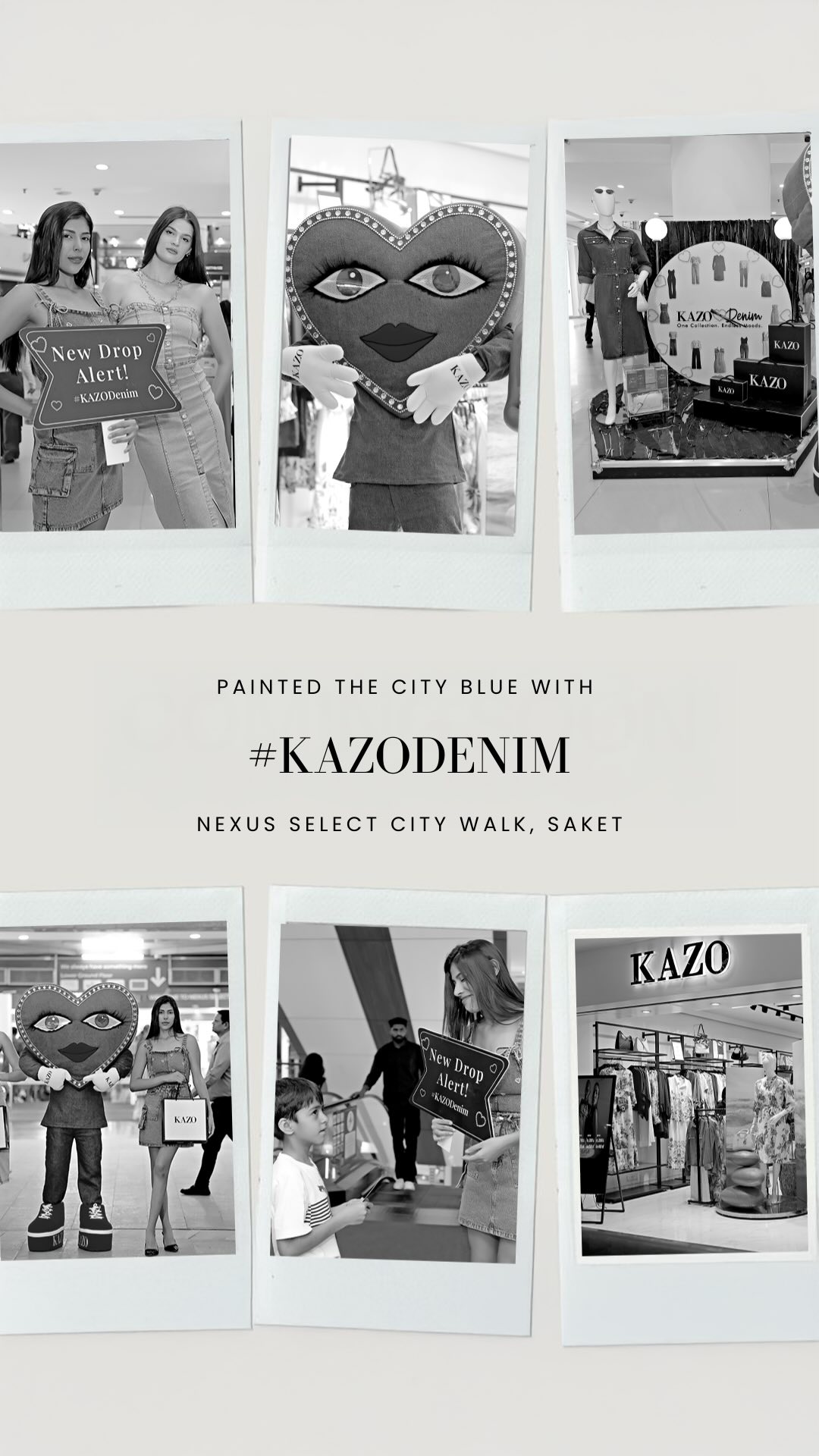 Denim is the new love language The KAZODenim turned heads at nexusselectcitywalk with looks that scream timeless