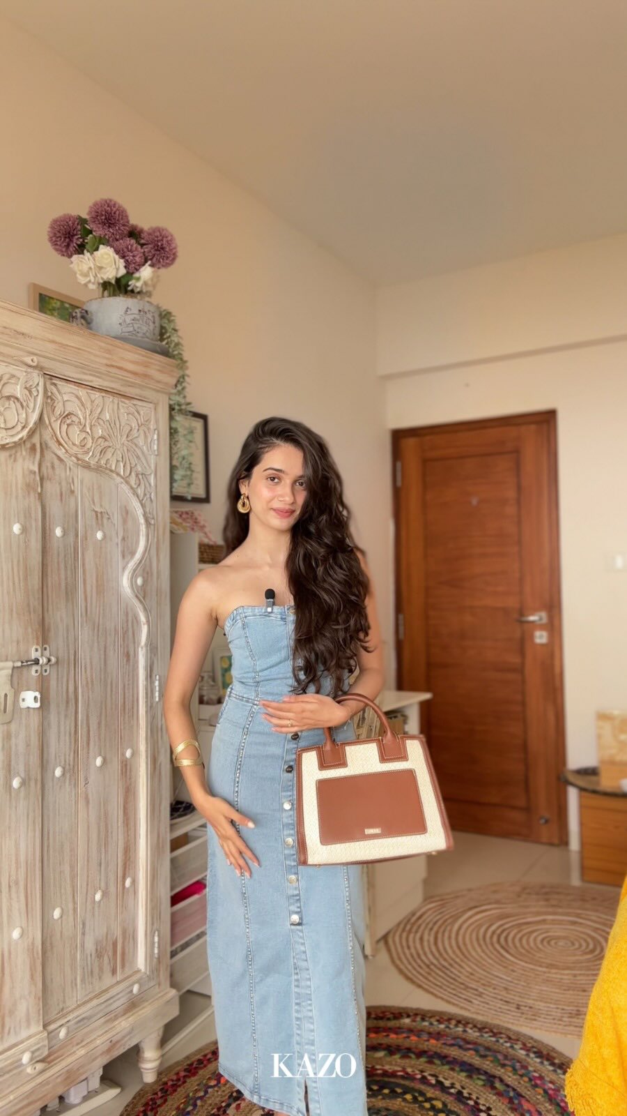 Summer ready and effortlessly chic chahat kakkar is serving major style with her KAZO bag edit From totes to s...